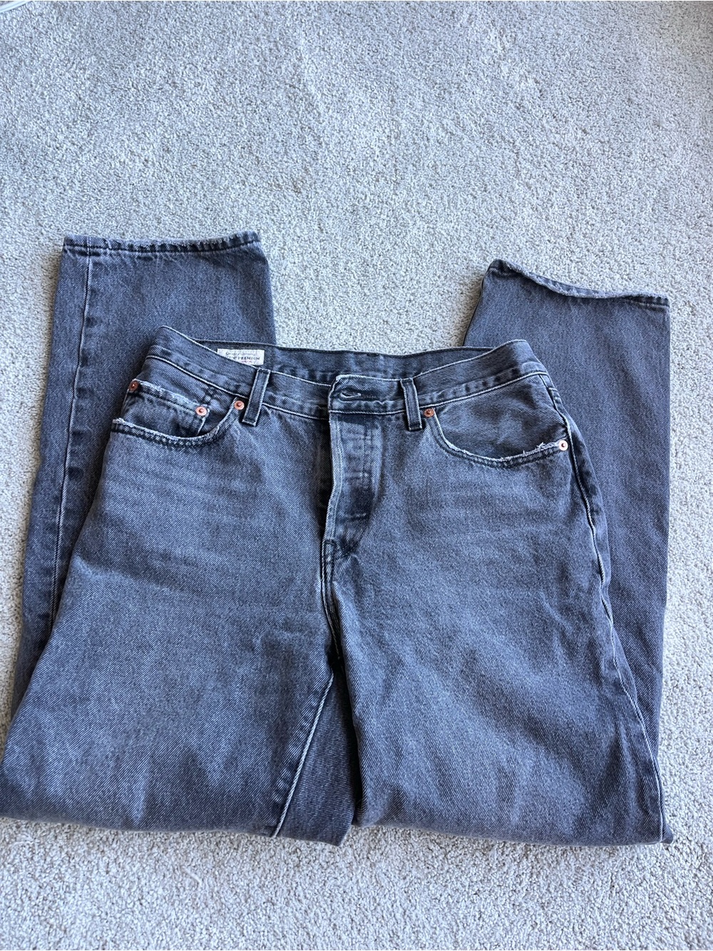 Levi's 501 Washed Black 27x30